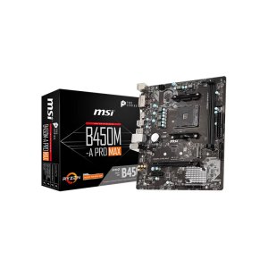 MSI B450M-A PRO MAX DDR4 4133MHZ 1XHDMI 1XDVI M.2 MATX AM4