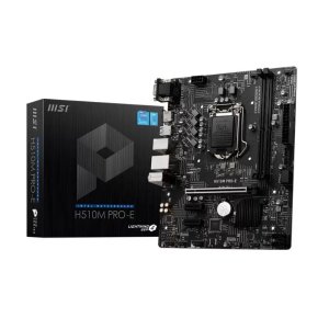 MSI H510M PRO-E DDR4 3200MHZ 1XVGA 1XHDMI USB 3.2 MATX 1200P ( M.2 YOK ) (10 VE 11. NESİL İŞLEMCİ UYUMLU)