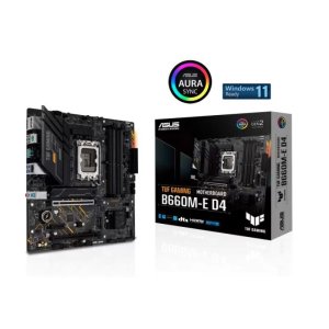 ASUS TUF GAMING B660M-E D4 DDR4 5333MHZ 1XHDMI 1XDP 2XM.2 USB 3.2 MATX 1700P (12. VE 13.NESİL İŞLEMCİ UYUMLU)