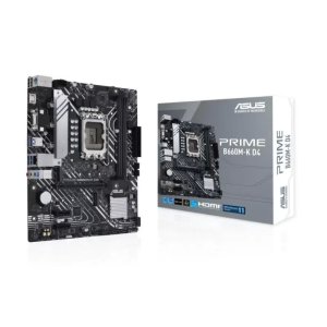 ASUS PRIME B660M-K D4 DDR4 5333MHZ 1XVGA 1XHDMI 2XM.2 USB 3.2 MATX 1700P (12. VE 13.NESİL İŞLEMCİ UYUMLU)