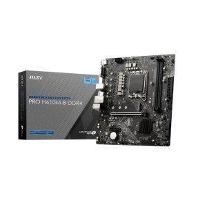 MSI PRO H610M-B DDR4 3200MHZ 1XVGA 1XHDMI 1XM.2 USB 3.2 MATX 1700P (13. VE 12.NESİL İŞLEMCİ UYUMLU)