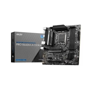 MSI PRO B660M-A DDR4 4800MHZ 2XHDMI 2XDP 2XM.2 USB 3.2 MATX 1700P (12. VE 13.NESİL İŞLEMCİ UYUMLU)