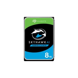 8 TB SEAGATE 3.5 SKYHAWK AI SATA3 7200RPM 256MB 7/24 GUVENLIK ST8000VE001 (RESMI DIST GARANTILI)
