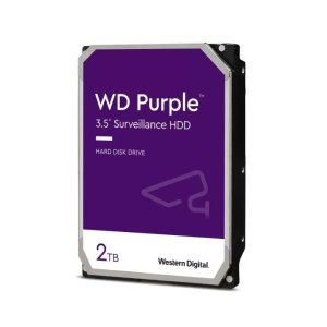 2 TB WD 3.5 PURPLE SATA3 5400RPM 64MB 7/24 GUVENLIK WD22PURZ (3 YIL RESMI DIST GARANTILI)