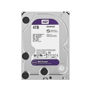 4 TB WD 3.5 PURPLE SATA3 5400RPM 64MB 7/24 GUVENLIK WD42PURZ (3 YIL RESMI DIST GARANTILI)