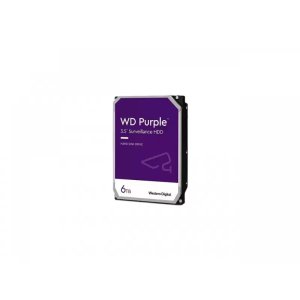 6 TB WD 3.5 PURPLE SATA3 5700RPM 256MB 7/24 GUVENLIK WD63PURZ (3 YIL RESMI DIST GARANTILI)