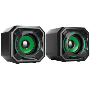 MIKADO MD-177 2.0 5WX2 YEŞİL SİYAH SUPER BASS USB SPAKER HOPARLÖR