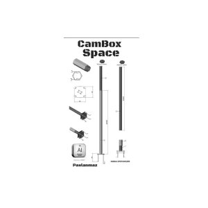 CAMBOX SPACE3000 3 METRE ALIMINYUM ALISIMLI METAL PASLANMAZ 6 GEN DIREK