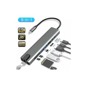 SENSEI TYPE-C 8IN1 HDMI COK FONKSIYONLU USB 3.0 DOCK STATION