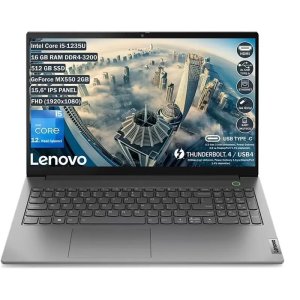 LENOVO NB THINKBOOK 15 21DJ00GATX I5-1235U 16GB 512SSD 2GB MX550 15.6 DOS