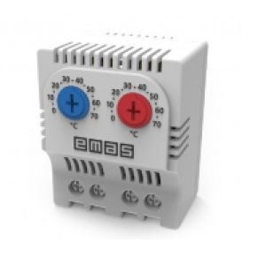 EMAS TERMOSTAT PANO TİPİ İKİLİ NK+NA(ISITMA +SOĞUTMA) PTM122