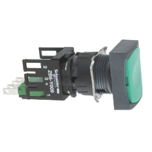 SCHNEIDER ELECTRIC 16 MM 1NA YAYLI BUTON YEŞİL DİKDÖRTGEN