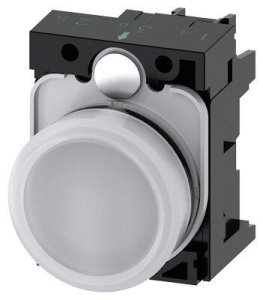 SIEMENS PLASTİK KOMPLE SİNYAL LAMBASI BEYAZ 230VAC SİRİUS ACT