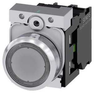 SIEMENS SIRIUS ACT METAL KOMPLE IŞIKLI YAY DÖNÜŞLÜ BUTONLAR RENKSİZ 24VAC/DC 1NO