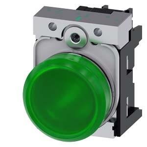 SIEMENS METAL KOMPLE SİNYAL LAMBASI YEŞİL 230VAC SİRİUS ACT