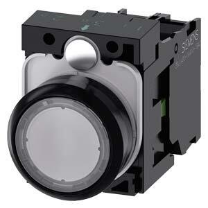 SIEMENS PLASTİK RENKSİZ KOMPLE IŞIKLI YAY DÖNÜŞLÜ BUTONLAR 24AC/DC 1NO SİRİUS ACT