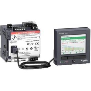 SCHNEIDER ELECTRIC METSEPM8244 POWERLOGİC PM8000 PM8244 DIN RAYINA MONTE ÖLÇÜM CİHAZI+UZAK EKRANARA ÖLÇÜM