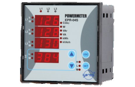 ENTES GÜÇ VE ENERJİ ÖLÇER 96X96 M1838