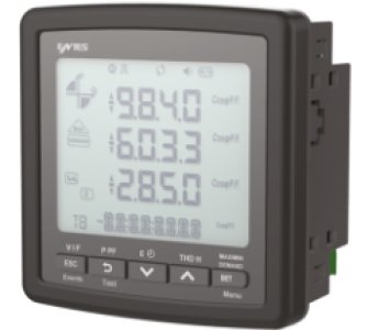 ENTES HABERLEŞMELİ ELEKTRONİK ŞEBEKE ANALİZÖRÜ 96X96 50-270VAC/DC T/İ M4031