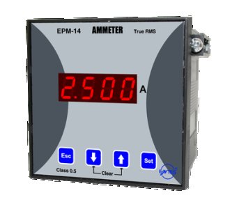 ENTES AMPERMETRE 96X96 SINIF 0,5 24...250VAC/DC .../1A, CT-25 Lİ,.../5A M1384