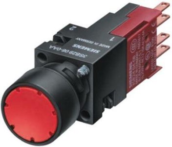 SIEMENS BUTON KOMPLE KIRMIZI STOP 16MM