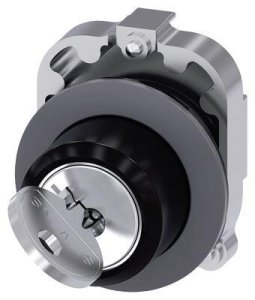 SIEMENS SİRİUS ACT MAT METAL YASSI TİP 30MM RONIS 0-1 POZİSYONLU KİLİTLİ KALICI MANDAL BUTON
