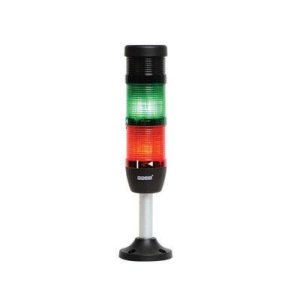 EMAS IŞIKLI KOLON 50MM LEDLİ 2 KATLI 220VAC BUZZERLI IK52L220ZM03