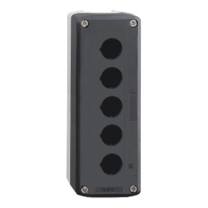 SCHNEIDER ELECTRIC 5 DELİKLİ BUTON KUTUSU AÇIK GRİ TABAN KOYU GRİ KAPAK