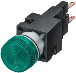 SIEMENS SİNYAL 16MM YEŞİL 24V AMPULLÜ