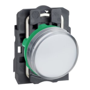 SCHNEIDER ELECTRIC 230...240V ENTEGRE LED'Lİ BEYAZ EKSİKSİZ PİLOT IŞIĞI ÇAP 22 DÜZ LENS