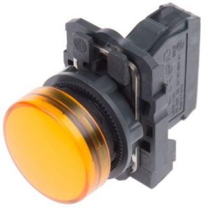 SCHNEIDER ELECTRIC 230...240V ENTEGRE LED'Lİ TURUNCU EKSİKSİZ PİLOT IŞIĞI ÇAP 22 DÜZ LENS
