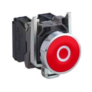 SCHNEIDER ELECTRIC XB4BA4322 KIRMIZI SIVA ALTI EKSİKSİZ BUTON Ø22 YAYLI DÖNÜŞ 1NK Ç