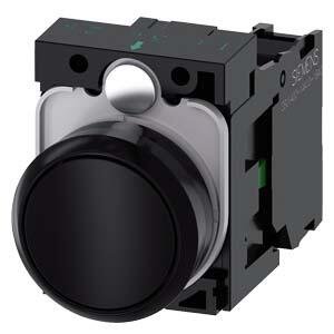 SIEMENS PLASTİK SİYAH KOMPLE YAY DÖNÜŞLÜ BUTONLAR 1NO SİRİUS ACT