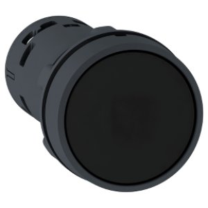SCHNEIDER ELECTRIC SİYAH SIVA ALTI BUTON ÇAP 22 İTME VE İTME İLE SERBEST BIRAKILAN 1NA+1NK VİDA
