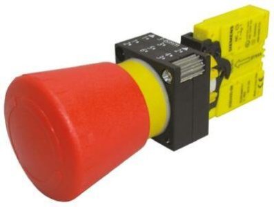 SIEMENS ACİL DURDURMA BUTON PLASTİK 1NO+1 NC