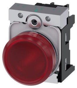 SIEMENS SİRİUS ACT METAL KOMPLE SİNYAL LAMBALAR KIRMIZI 24VAC/DC