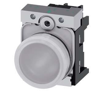 SIEMENS SIRIUS ACT METAL KOMPLE SİNYAL LAMBALAR BEYAZ 24VAC/DC
