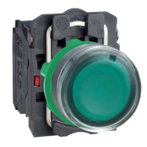 SCHNEIDER ELECTRIC 22 MM IŞIKLI YAYLI BUTON YEŞİL 250V BESLEMELİ