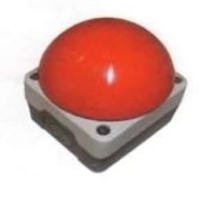 EMAS SİYAH-GRİ TEKLİ KUTULU ACİL STOP P1C400E-72