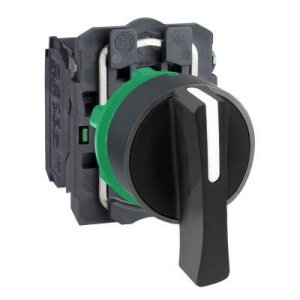 SCHNEIDER ELECTRIC SİYAH EKSİKSİZ MANDAL BUTON ÇAP 22 3 KONUMLU SABİT 2NA