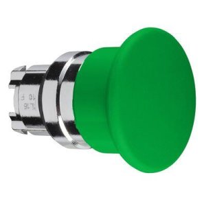 SCHNEIDER ELECTRIC YEŞİL ÇAP 40 MANTAR BASMALI DÜĞME BAŞLIĞI ÇAP 22 YAYLI DÖNÜŞ