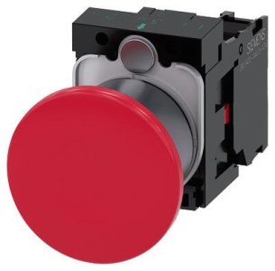 SIEMENS SİRİUS ACT MAT METAL KOMPLE ACİL STOP MANTAR BUTONLAR 40MM ÇEK-KUR