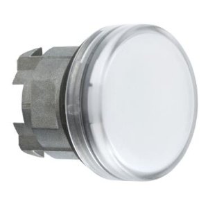 SCHNEIDER ELECTRIC ZB4BV01 BA9S AMPUL İÇİN BEYAZ PİLOT IŞIĞI BAŞLIĞI Ø22 DÜZ LENS