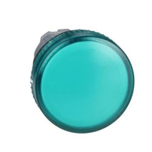 SCHNEIDER ELECTRIC ZB4BV03 BA9S AMPUL İÇİN YEŞİL PİLOT IŞIĞI BAŞLIĞI Ø22 DÜZ LENS