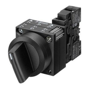 SIEMENS MANDAL YAYLI BUTON 1NO+1NC SİYAH