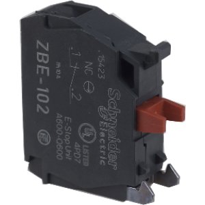 SCHNEIDER ELECTRIC BAŞLIK ÇAP 22 İÇİN TEK KONTAK BLOĞU 1NK VİDA KELEPÇESİ TERMİNALİ