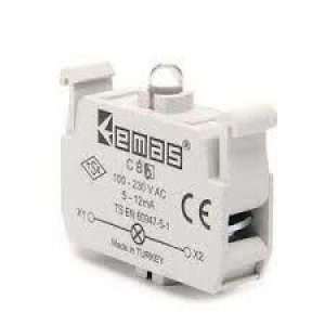 EMAS C SİNYAL YEŞİL BUTON LEDLİ 12-30V CK9