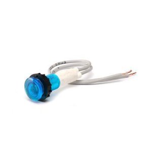 EMAS SİNYAL LEDLİ 10MM 24 V MAVİ 12.5 CM KABLO S100LM2