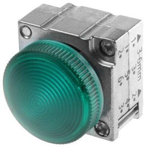 SIEMENS SİNYAL LAMBA KAFASI YEŞİL SİNYAL+KAİDE
