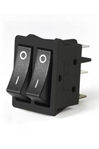 EMAS A12B5H10 IŞIKLI SİVİÇ SİYAH GÖVDELİ KÖPRÜLÜ IŞIKSIZ 1NA 1NA 30X22MM